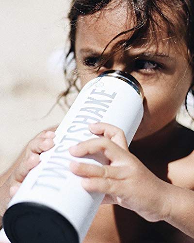 TwistShake Hot Or Cold Garrafa Térmica, Amarelo, 420 ml