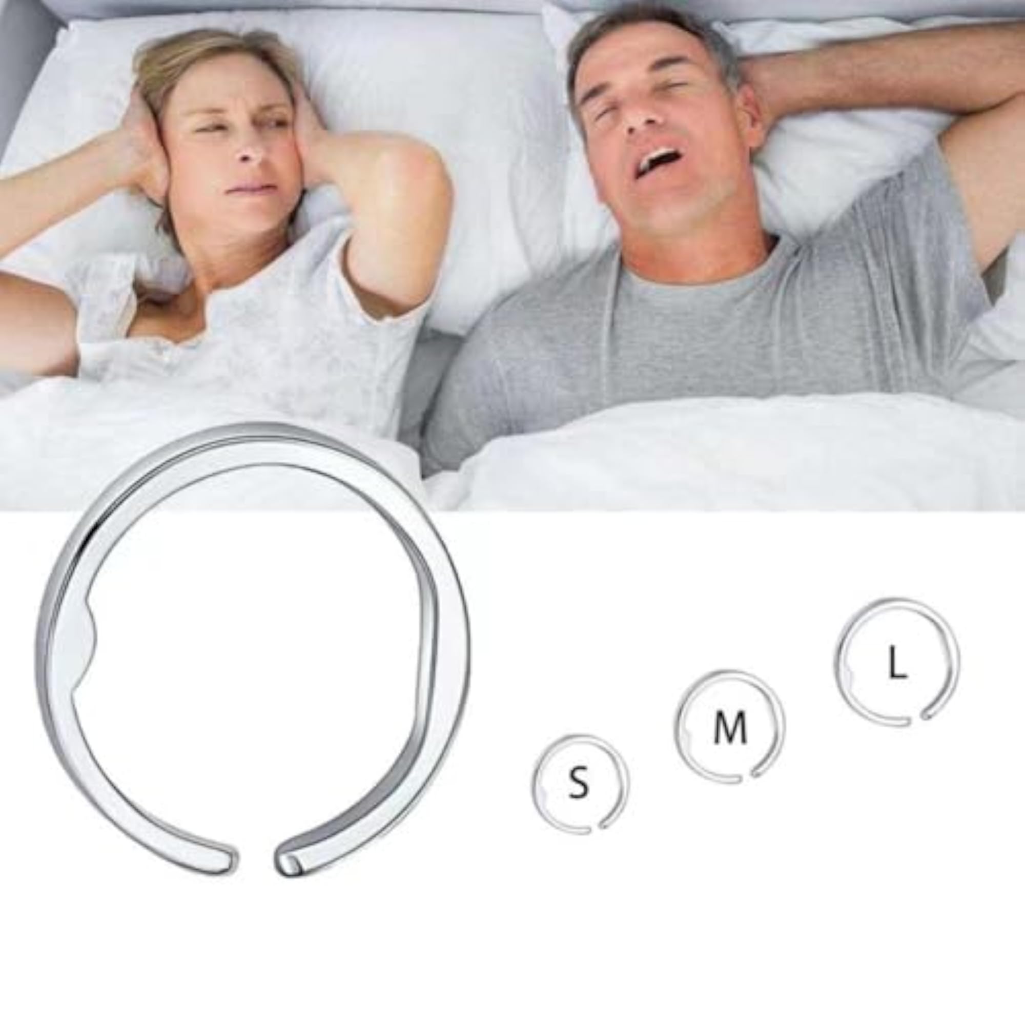 Adjustable Stylish Copper Magnetic Open Ring, Unisex