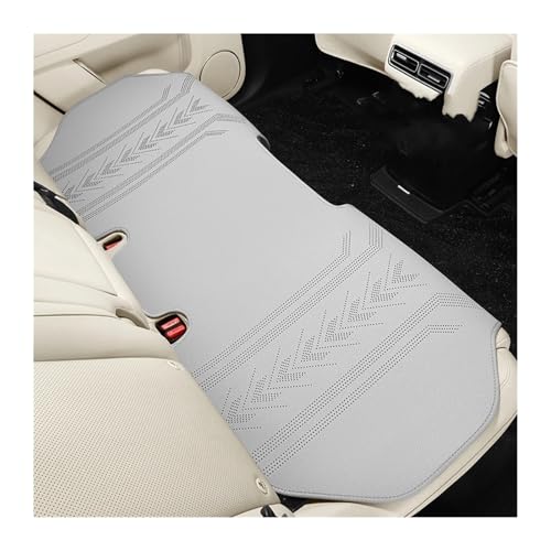 JIIYP Delantero Funda Asiento Fundas De Asiento para Jaguar para XF para I-PCAE para XE para F-Pace Accesorios Interiores(Rear Seat-Grey)