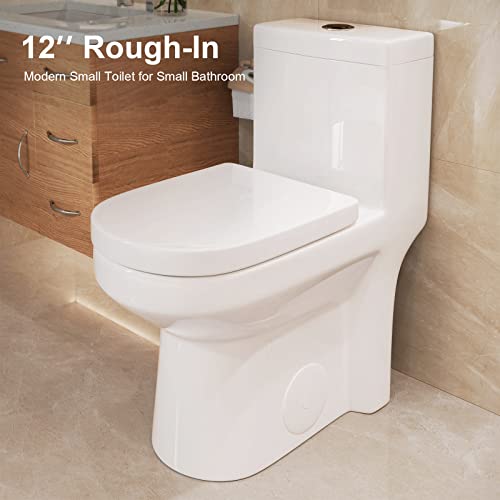 Horow DUAL FLUSH TOILETS Hwmt-8733 Small Compact One Piece Toilet thumb #1