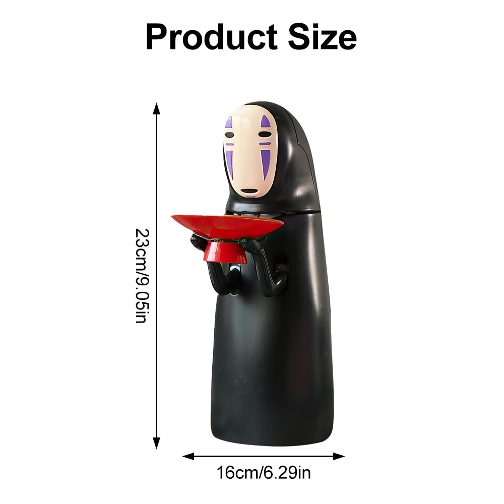 Lotvic Anime Monete Salvadanaio, Salvadanaio Elettronico con Effetto Sonoro Singhiozzo, Deglutizione Automatica delle Monete Creativo, Salvadanaios per Bambini e Decorazioni per la Casa