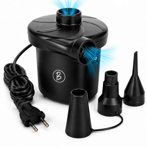Image of Btag Portable Electric Air Pump | Fast & Efficient Inflator for Car Tires, Bikes, Balls & Inflatable Products