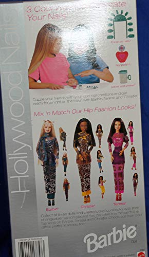 Muñeca Barbie Hollywood Nails 1999 edición especial miniatura 2