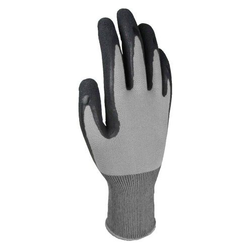 布施商店 比類なき柔軟性 天然ゴム発泡+背抜き手袋 グレー L FT-3316H-1P 1個