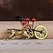 Mansiyuyee Brass Chinese Zodiac Tiger Statue Keychain with 5 Feng Shui Coins, Zodiac Animal Charm Lucky Tiger Key Ring