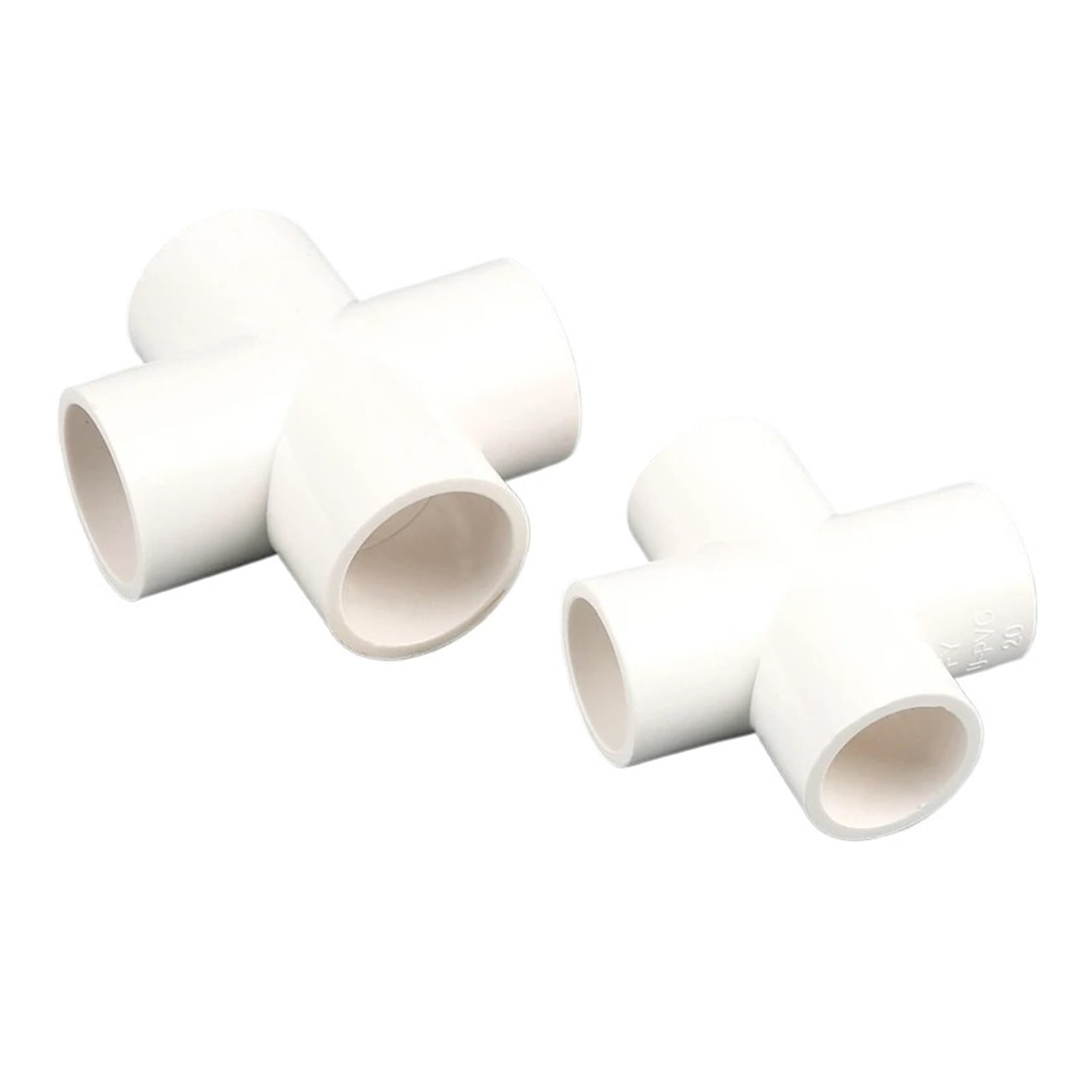 1/5 pezzi Connettore a croce a 4 vie 20/25/32/40/50 mm Raccordi for giunti di fornitura idrica in plastica Connettori for tubi di sistema di irrigazione(I.D 50mm,5 pieces)