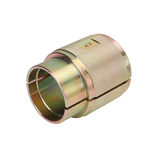 Motorcycle Fork Seal Driver Tool Split Design Carbon Steel Dirt Bike Fork Seal Tool for Traditional Inverted Front Forks(43mm)