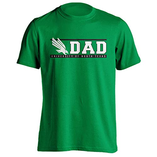 North Texas Mean Green Proud Parent Dad T-Shirt, Kelly, grün, XX-Large