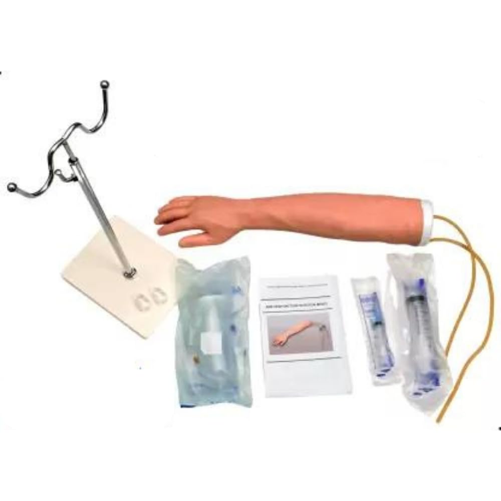 See full amazon price history chart for Khanna Traders "Highly Realistic IV Arm Practice Mannequin Arm Injection Training Kit - Phlebotomy and Venipuncture Simulator with Vein Detector for Nursing Students Hands-On Practice Khanna Traders "Highly Realistic IV Arm Practice Mannequin Arm Injection Training Kit - Phlebotomy and Venipuncture Simulator with Vein Detector for Nursing Students Hands-On Practice (B0D49MWT7Z) Amazon Price History, Amazon Price Tracker