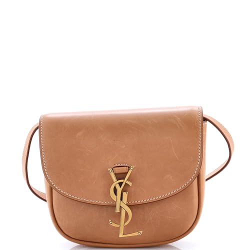 Saint Laurent, Pre-Loved Kaia Shoulder Bag Leather Small, Brown
