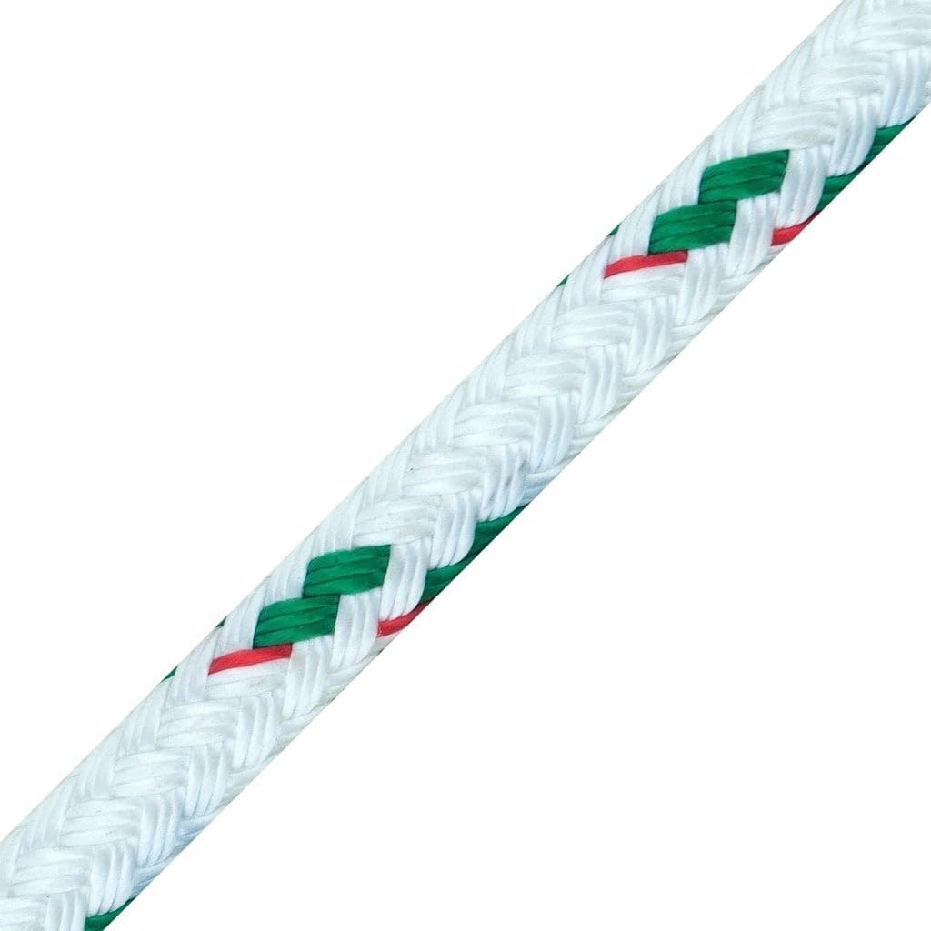 New England Ropes 7/16in (11mm) Sta-Set Green Fleck 110 Feet Long