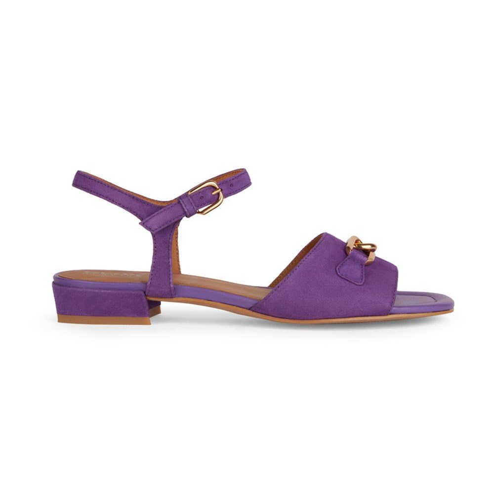Geox Women's D New ERAKLIA 15 Flat Sandal, Purple, EU 39, Purple, 6 UK
