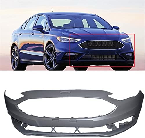 munirater Primered, Front Bumper Cover Fascia Replacement for 2017-2018 Fusion HS7Z17D957APTM