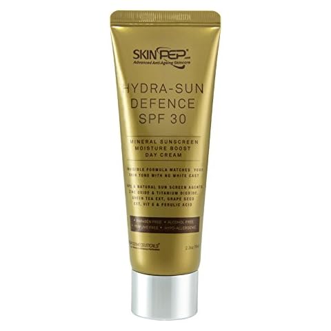 SkinPep Hydra Sun Defence SPF 30 Mineral Sunscreen Moisture Boost Day Cream - 70ml Cover