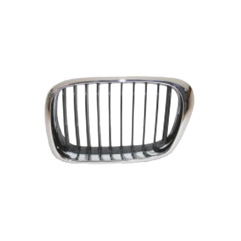 Grille calandre gauche noire chrome BMW Série 5 E39 phase 2 année 2000 à 2003