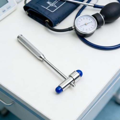 ULTECHNOVO Multifunktions-Doppelkopf Reflexhammer Mit Nadel Und Bürste Medizinischer Schlagreflexhammer Mit Edelstahlgriff 7.09X2.36X0.79In Für Präzise Sehnenpercussion Und Neurologische Diagnostik