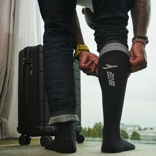 CEP 2024 New Flight Tall Compression Socks for Men | 20-30mmHg Lightweight Knee High Socks for Travel, Flying, and Driving4