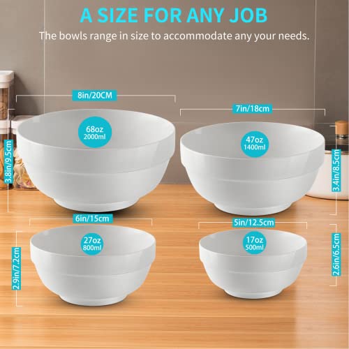 JSYMJSY Aggiornate Ceramica Ciotole Set