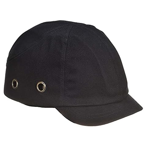 Portwest Short Peak Bump Cap in Black Cover