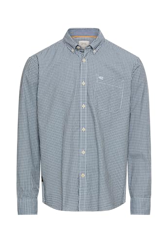 Camisa hombre camel active 409103-9s03 de manga larga en color azul marino casual
