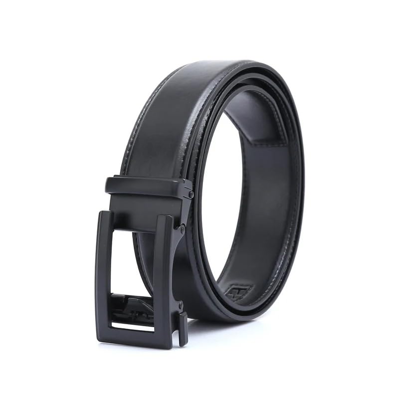 DOSHI Auto 1 Vegan Belt - Matte Black Buckle, Order 1 Size Up from Pants Size
