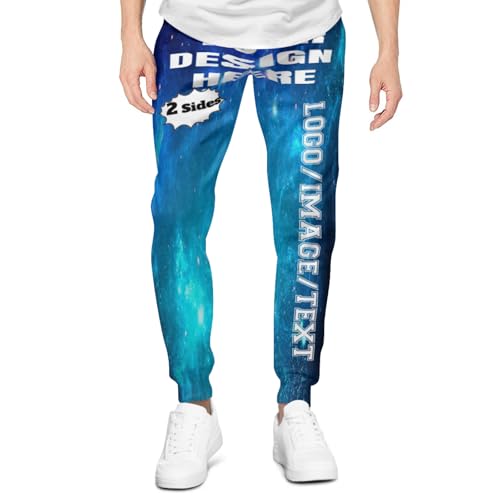 Custom Sweatpants Men Women Personalized Jogger Pants with Text Photo Logo Funny Trousers Gift for for Kids, Teens, & Adult3