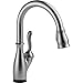 Delta Faucet Leland Touch Kitchen Faucet Brushed Nickel, Kitchen Faucets with Pull Down Sprayer, Kitchen Sink Faucet, Touch Faucet for Kitchen Sink, Touch2O Technology, Arctic Stainless 9178T-AR-DST