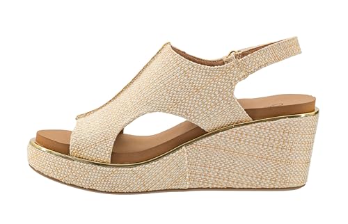 Image of Corkys Footwear Womens Carley Wedges, Featuring Corkys EVA Foam Cushioned Insoles, A 2.5 Inch Heel, Lightweight For All Day Wear, And Hook And Loop Closure