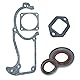 Gubeter Kurbelgehäuse-Zylinder-Schalldämpfer-Dichtungs-Öldichtungs-Set-Kit, für Stihl Ms360 Ms340 036 034-Kettensägenteil, 1125 007 1050