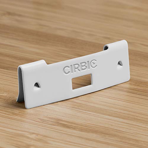 Cirbic 10 Vertical Blind Vane Repair Clips (10, White) - Thumbnail 2