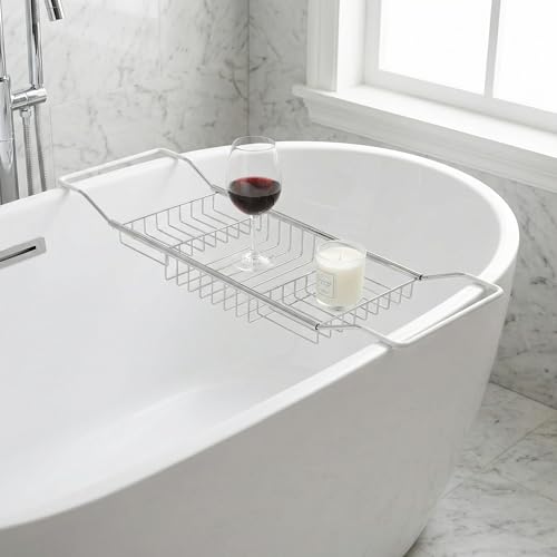 Support rangement pour bain antidérapant pour éviter les chutes d'objets
