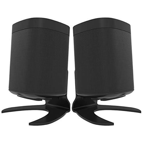 ONE, ONE SL & Play:1 Desk Stand, Twin Pack, Black, Compatible with Sonos