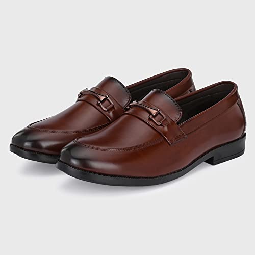 Image of Centrino Mens Loafers |Men's Loafer Shoes | Premium Rubber Sole for Slip-Resistance | Comfortable, Versatile Design for Casual and Formal Wear | Ideal for Everyday Comfort and Style (19267)