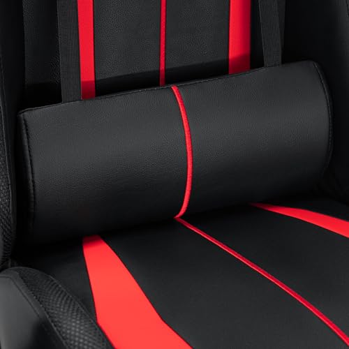 HOFFREE-RGB-Gaming-Chair-with-Speakers-Massage-Computer-Gaming-Chair-with-LED-Lights-and-Footrest-High-Back-Video-Game-Chair-for-Adults-Red-and-Black