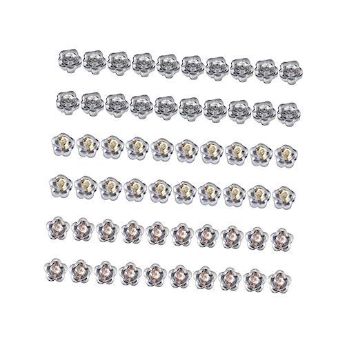 EXCEART 30 Pair Pierced Earrings Silicone Earrings Rose Gold Earings Earring Backs Earrings Backs for Studs Pierced Earring Backs Jewelry Accessories Earrings Posts Pad Earring Plugs S925