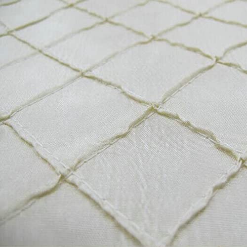 Chemin de table anti-plis beige lavable pour table longue de salon - 6