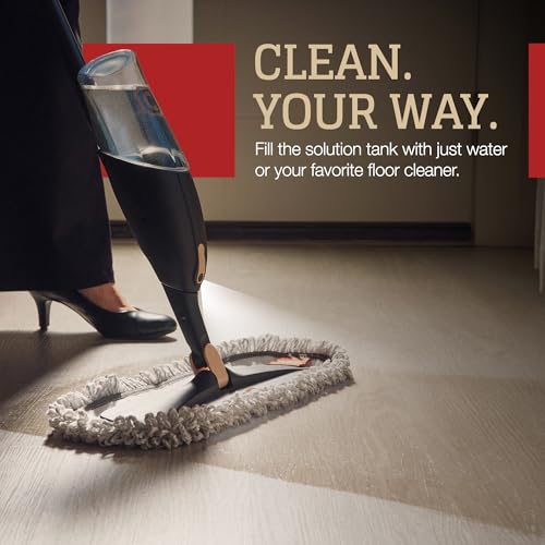 Image of CAMPANELLI Pro Series Spray Mops for Floor Cleaning with 2 Pads - 19 inch Wide | Wide Cleaning Path Covers Spray Mop With Refillable Tank and Washable Pads for Hardwood, Tile, Laminate and Vinyl Floors.