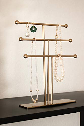 Présentoir à bijoux en fer pour colliers bracelets boucles d'oreilles