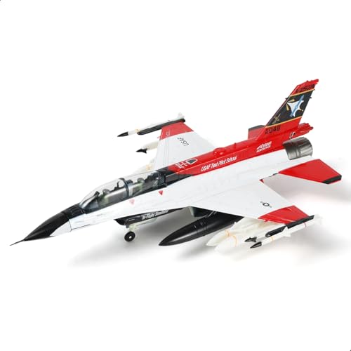 NUOTIE 1/72 F-16D X-62 Vista Fighter Model Pre-Built USAF Test Pilot School Fighter Aircraft Model Alloy Metal Diecast Plane Model with Display Stand Collection Gift for Adult