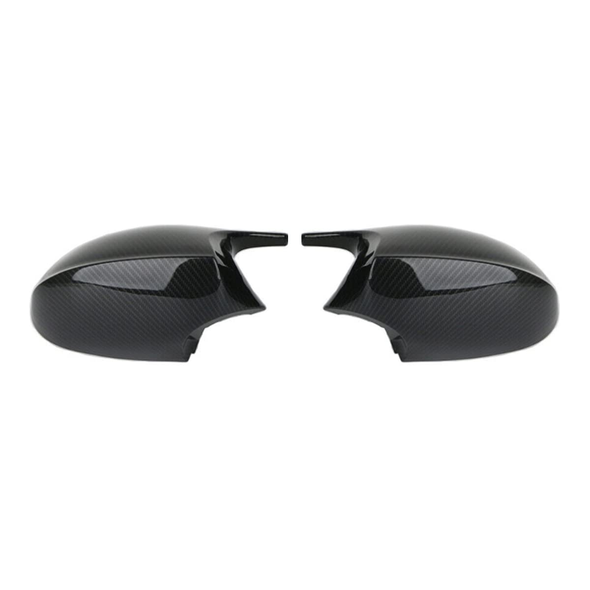 Arkdeffon 2PCS Rear View Side Mirror Cover Door Side Mirror Cover Cap Compatible with E90 E91 2005-2007, E92 E93 2006-2009, E87 2004-2006, E81 2005-2009, E82 E88 2007-2009, PRE-LCI Model(Carbon Fiber)