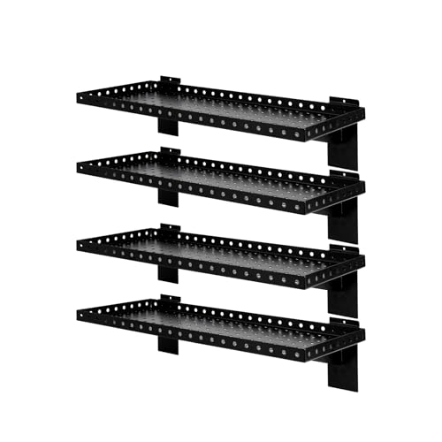 Slatwall Shelves 24x10 Inch Heavy Duty (4-Pack)
