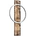 EGLO 99353A Boyal Wall Sconce 1-Light LED 12 Watts, Brushed Pine Wood