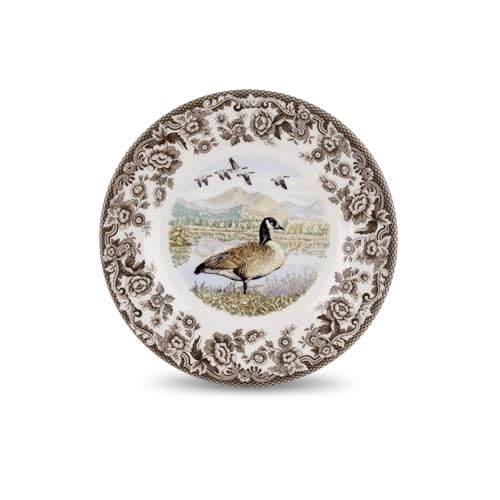 Spode Woodland Canadian Goose Salad Plate - 8 Spode Woodland Canadian Goose Salad Plate - 8
