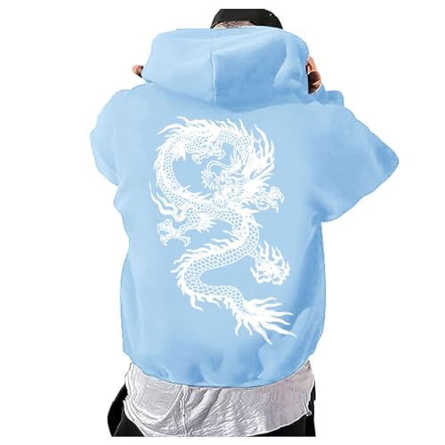 Sweat à capuche homme tendance mode décontractée à manches longues et imprimé 3D