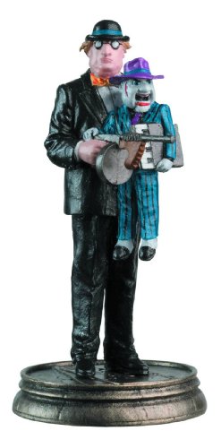 Figurine DC Chess Ventriloquist Black Pawn #29 Eaglemoss en résine de collection peinte à la main