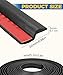 UBOG 13FT Windshield Rubber Seal,Car Weather Stripping,Z Shape Windshield Trim,Car Accessories Windshields Seal,Self Adhesive Weatherstrip Seals Protector Guard Strip for Cars Window Door Engine Cover