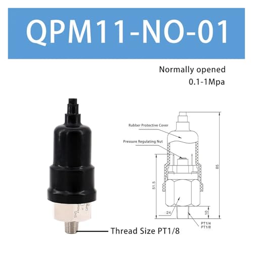 Interruptor de presión neumático regulable para automatización estable 3