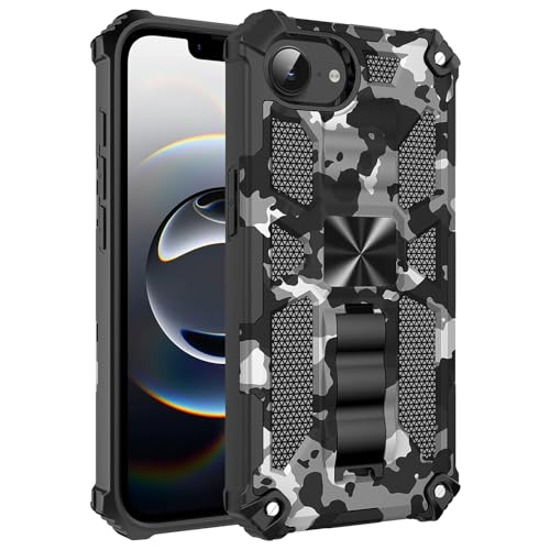Coque iPhone 17e et 16e antichoc militaire avec béquille intégrée - 7