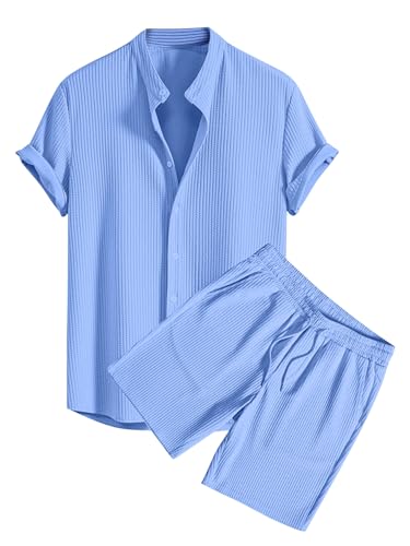 Image of GRECIILOOKS Co-ord Set for Men Solid POLY LYCRA BLEND T-Shirt & Shorts Nightwear Set | Summer Loungewear, Beachwear & Night Suit for Daily Comfort