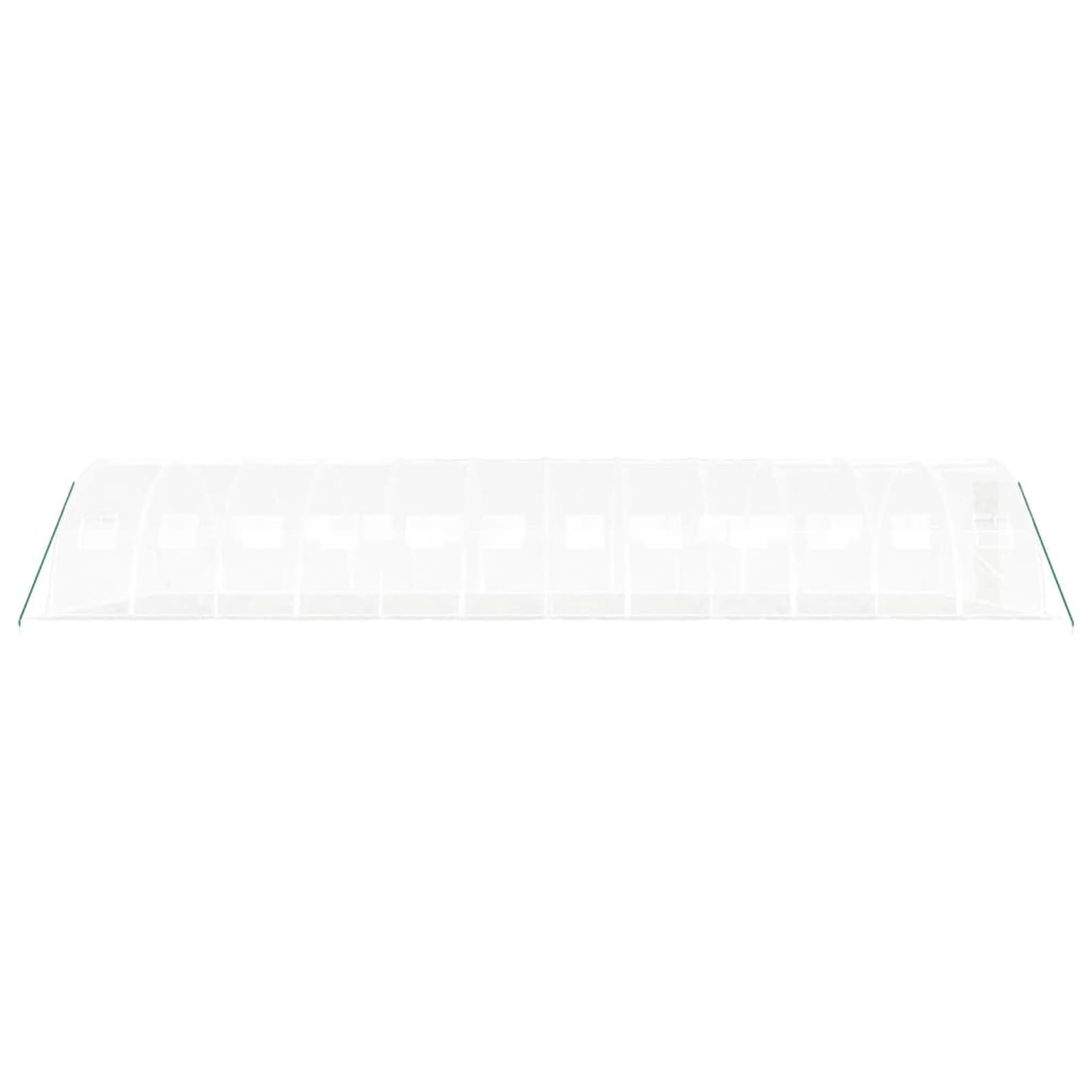 ShGaxin Szklarnia z białą stalową ramą 48 m² 12 x 4 x 2 m, szklarnia ogrodowa, szklarnia ogrodowa, szklarnia ogrodnicza, szklarnia ogrodnicza-3188076